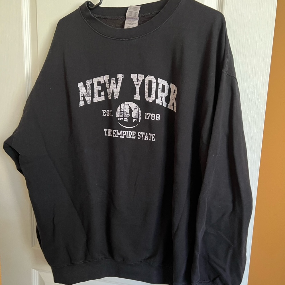 Gently Used Mens NY pullover. M